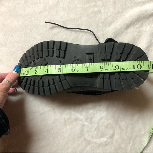 Timberland Black Leather & Suede Lace Up Combat Boots Size 7 - Picture 16 of 16